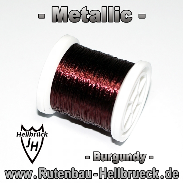 Bindegarn Metallic - Farbe: Burgundy -A-